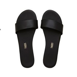 Slim slide sandals